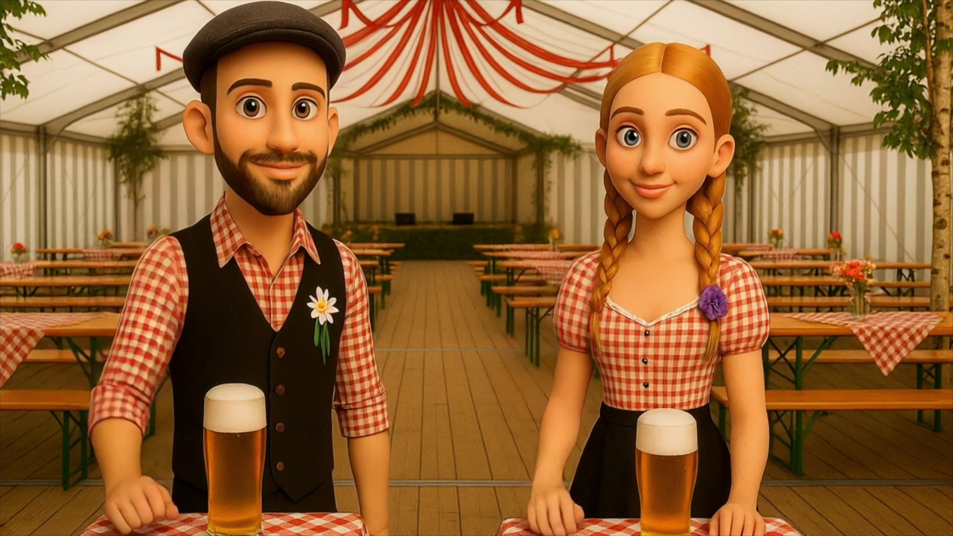 Maite und Birk lassen das Pfingstbier 2025 Revue passieren