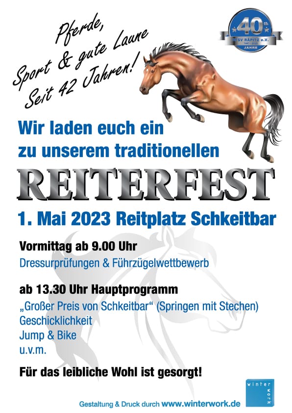 Reiterfest in Schkeitbar